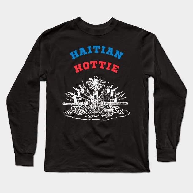 haitian hottie Long Sleeve T-Shirt by Pro Melanin Brand